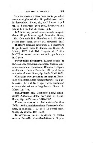 Giornale di erudizione corrispondenza letteraria, artistica e scientifica