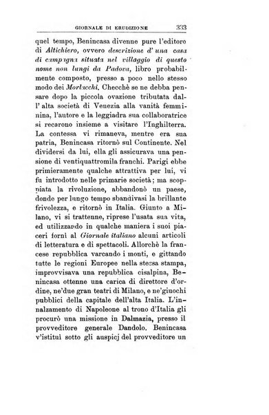 Giornale di erudizione corrispondenza letteraria, artistica e scientifica