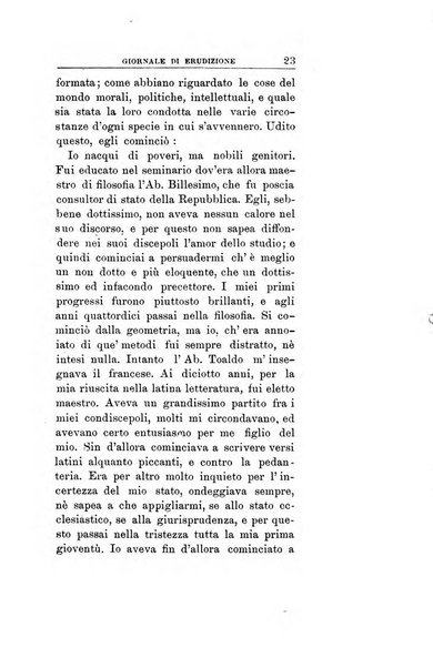 Giornale di erudizione corrispondenza letteraria, artistica e scientifica