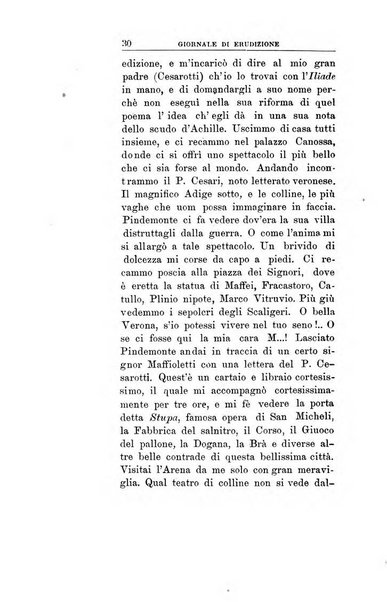 Giornale di erudizione corrispondenza letteraria, artistica e scientifica