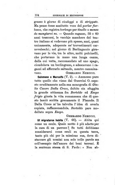 Giornale di erudizione corrispondenza letteraria, artistica e scientifica