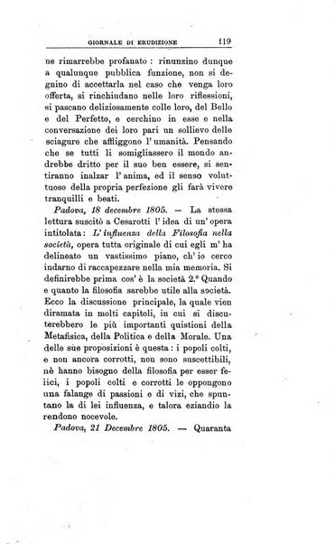 Giornale di erudizione corrispondenza letteraria, artistica e scientifica