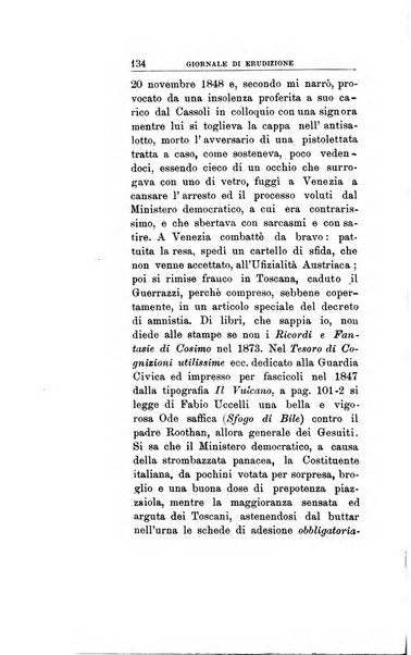 Giornale di erudizione corrispondenza letteraria, artistica e scientifica