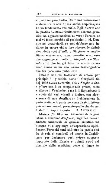 Giornale di erudizione corrispondenza letteraria, artistica e scientifica