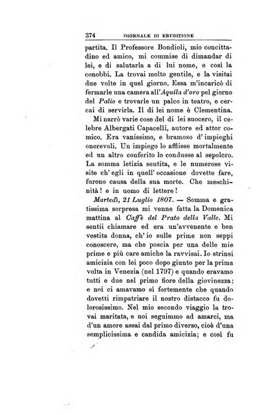 Giornale di erudizione corrispondenza letteraria, artistica e scientifica