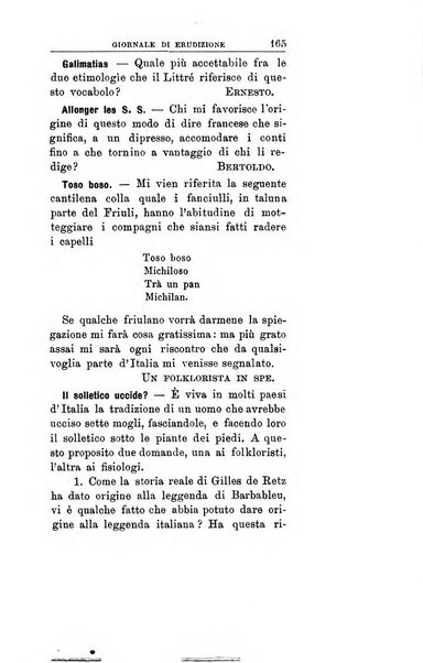 Giornale di erudizione corrispondenza letteraria, artistica e scientifica