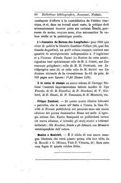 Giornale di erudizione corrispondenza letteraria, artistica e scientifica