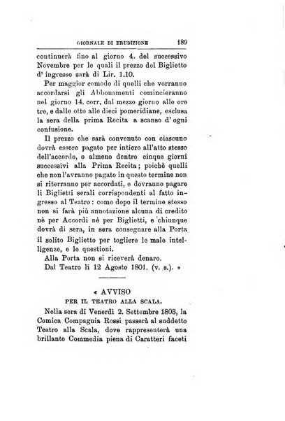 Giornale di erudizione corrispondenza letteraria, artistica e scientifica