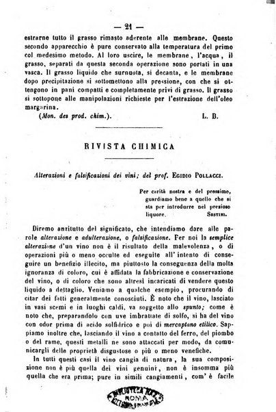 Giornale di farmacia, di chimica e di scienze affini