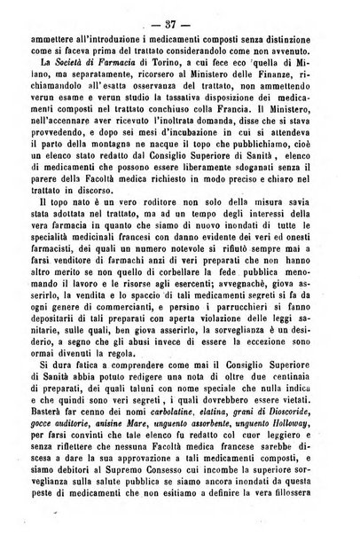 Giornale di farmacia, di chimica e di scienze affini