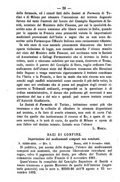 Giornale di farmacia, di chimica e di scienze affini