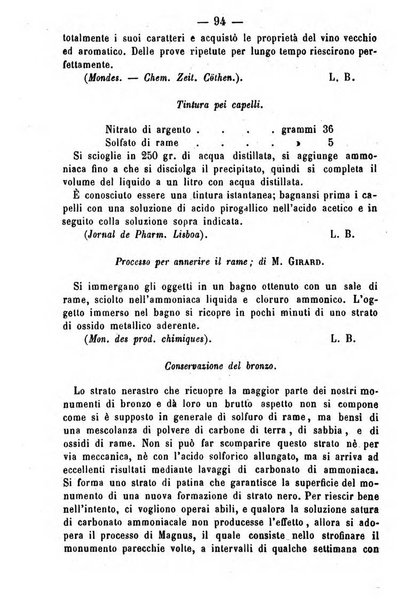 Giornale di farmacia, di chimica e di scienze affini