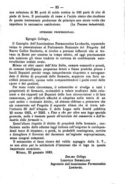 Giornale di farmacia, di chimica e di scienze affini