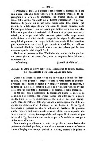 Giornale di farmacia, di chimica e di scienze affini