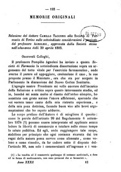 Giornale di farmacia, di chimica e di scienze affini