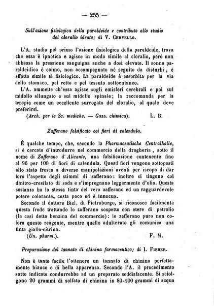 Giornale di farmacia, di chimica e di scienze affini