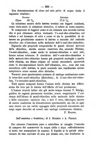 Giornale di farmacia, di chimica e di scienze affini