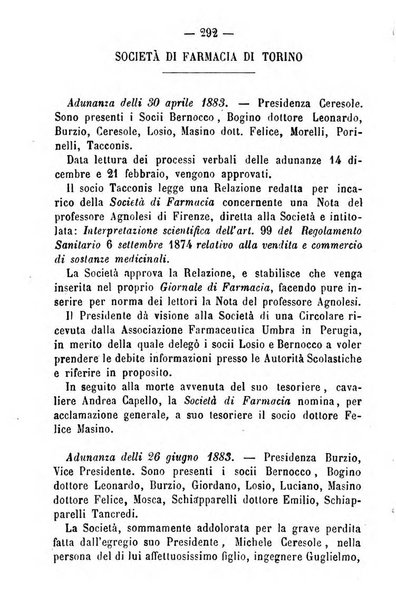 Giornale di farmacia, di chimica e di scienze affini