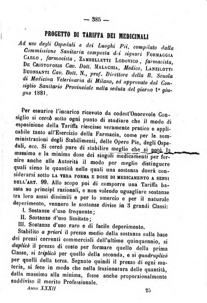 Giornale di farmacia, di chimica e di scienze affini