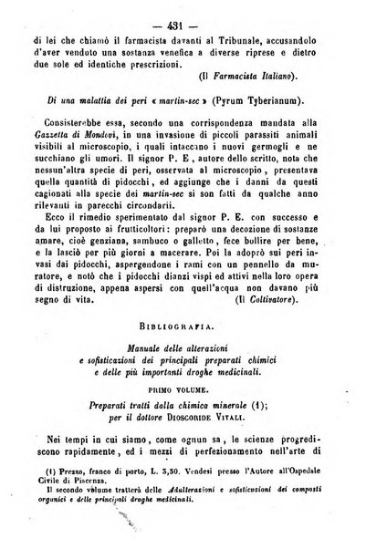 Giornale di farmacia, di chimica e di scienze affini