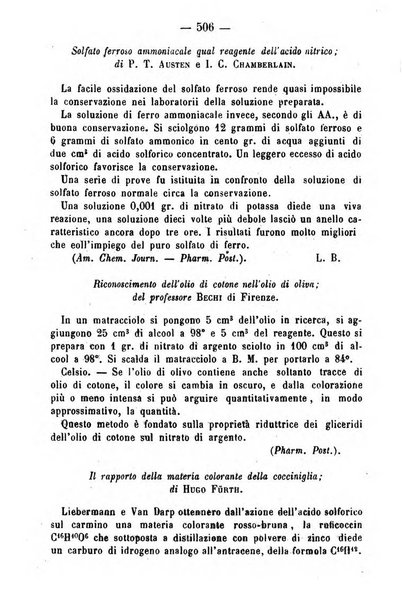 Giornale di farmacia, di chimica e di scienze affini