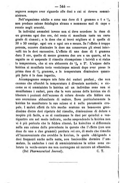 Giornale di farmacia, di chimica e di scienze affini