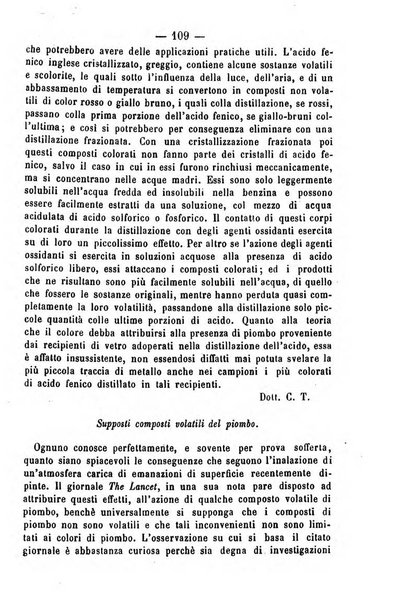 Giornale di farmacia, di chimica e di scienze affini