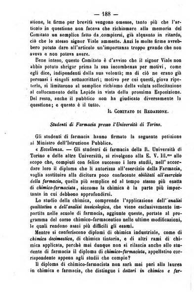 Giornale di farmacia, di chimica e di scienze affini