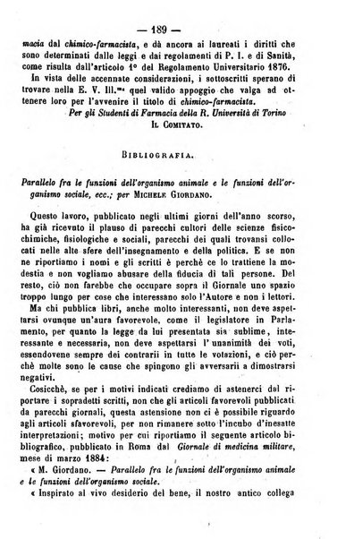 Giornale di farmacia, di chimica e di scienze affini