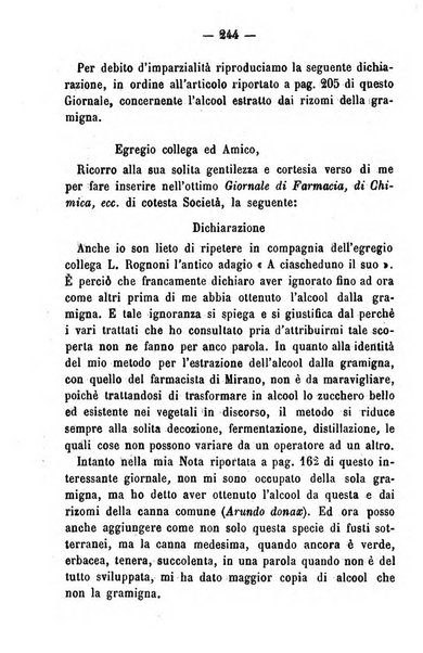 Giornale di farmacia, di chimica e di scienze affini