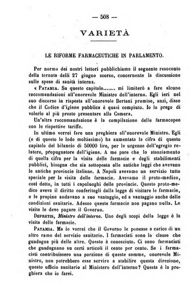 Giornale di farmacia, di chimica e di scienze affini