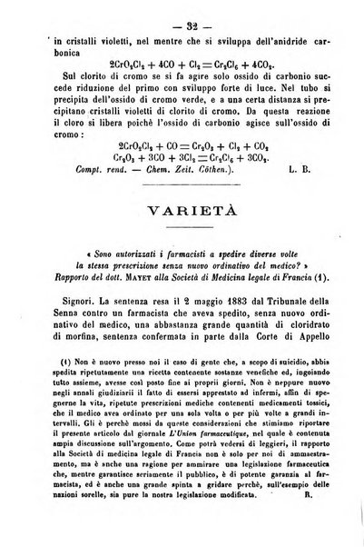 Giornale di farmacia, di chimica e di scienze affini