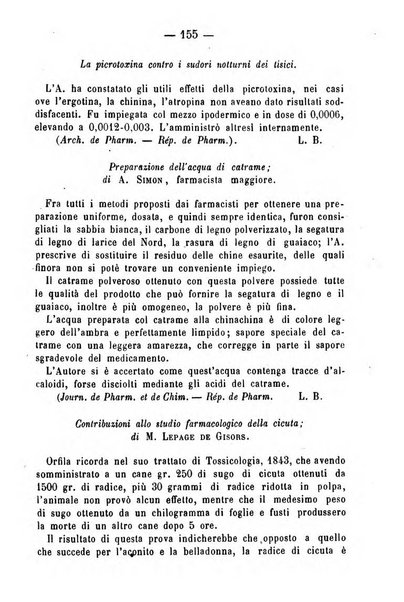 Giornale di farmacia, di chimica e di scienze affini