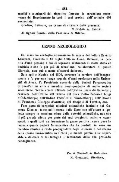 Giornale di farmacia, di chimica e di scienze affini