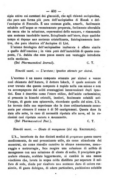 Giornale di farmacia, di chimica e di scienze affini