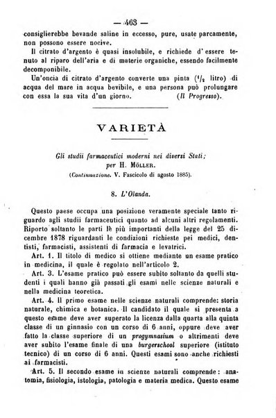 Giornale di farmacia, di chimica e di scienze affini