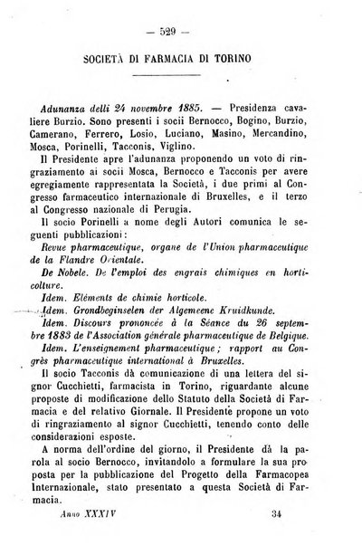 Giornale di farmacia, di chimica e di scienze affini