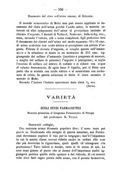 Giornale di farmacia, di chimica e di scienze affini