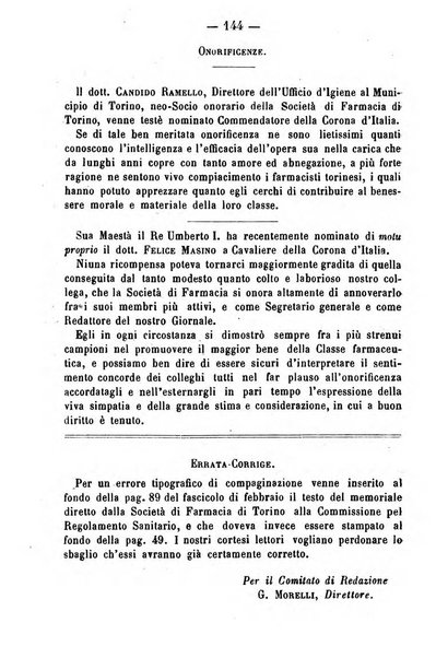 Giornale di farmacia, di chimica e di scienze affini