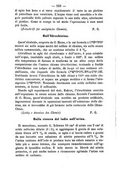 Giornale di farmacia, di chimica e di scienze affini