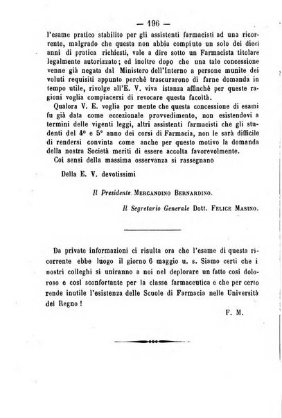 Giornale di farmacia, di chimica e di scienze affini