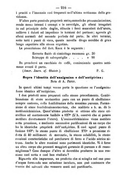 Giornale di farmacia, di chimica e di scienze affini