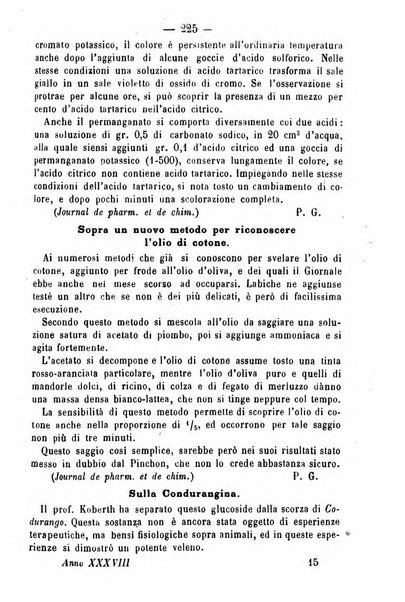 Giornale di farmacia, di chimica e di scienze affini