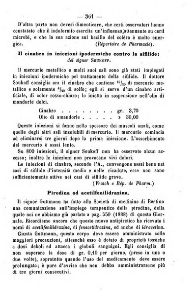 Giornale di farmacia, di chimica e di scienze affini