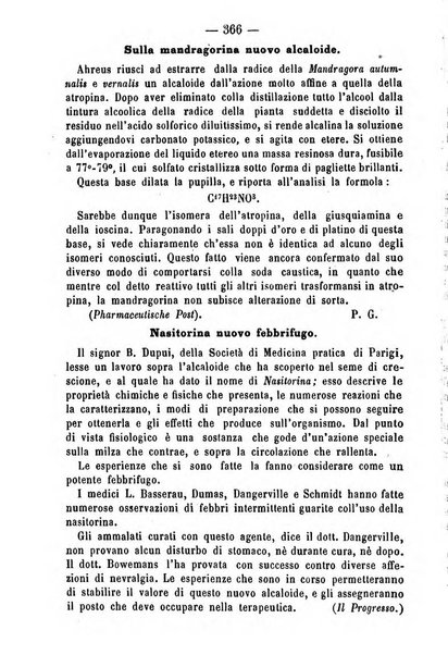 Giornale di farmacia, di chimica e di scienze affini