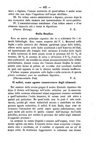 Giornale di farmacia, di chimica e di scienze affini