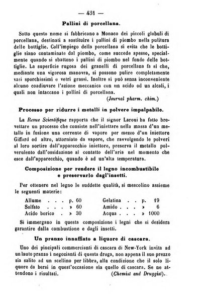 Giornale di farmacia, di chimica e di scienze affini