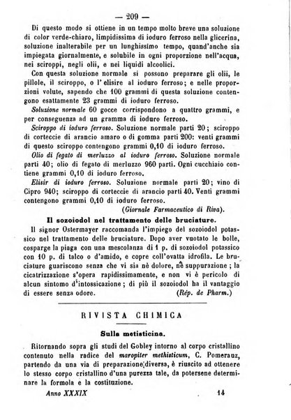 Giornale di farmacia, di chimica e di scienze affini