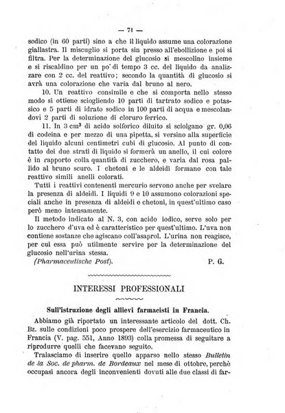 Giornale di farmacia, di chimica e di scienze affini