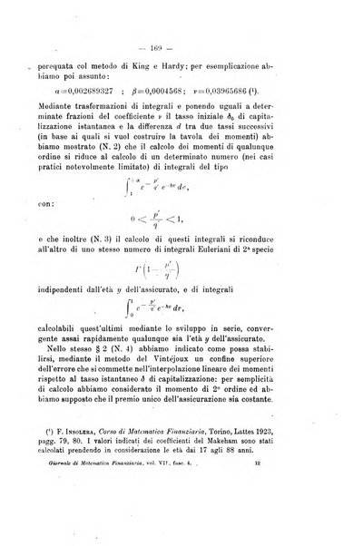 Giornale di matematica finanziaria rivista tecnica del credito e della previdenza